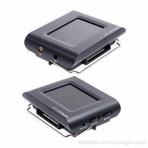 2.5-inch Handheld CCTV Tester, Handsfree or Desk Stand, Built-in Rechargeable Battery for 3-4 Hours